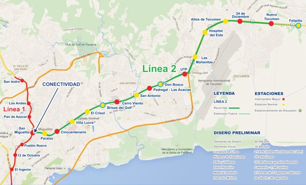Panama Inauguration Of Metro Line 2 Urban Transport Magazine